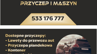 wypozyczalnia przyczep i maszyn